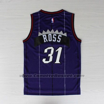 Maglia Toronto Raptors Terrence Ross #31 Retro Viola